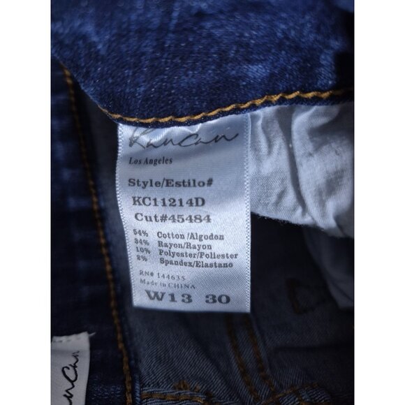 KanCan Straight Leg Denim Jeans Women's Size 13 (32x28) - Picture 7 of 9
